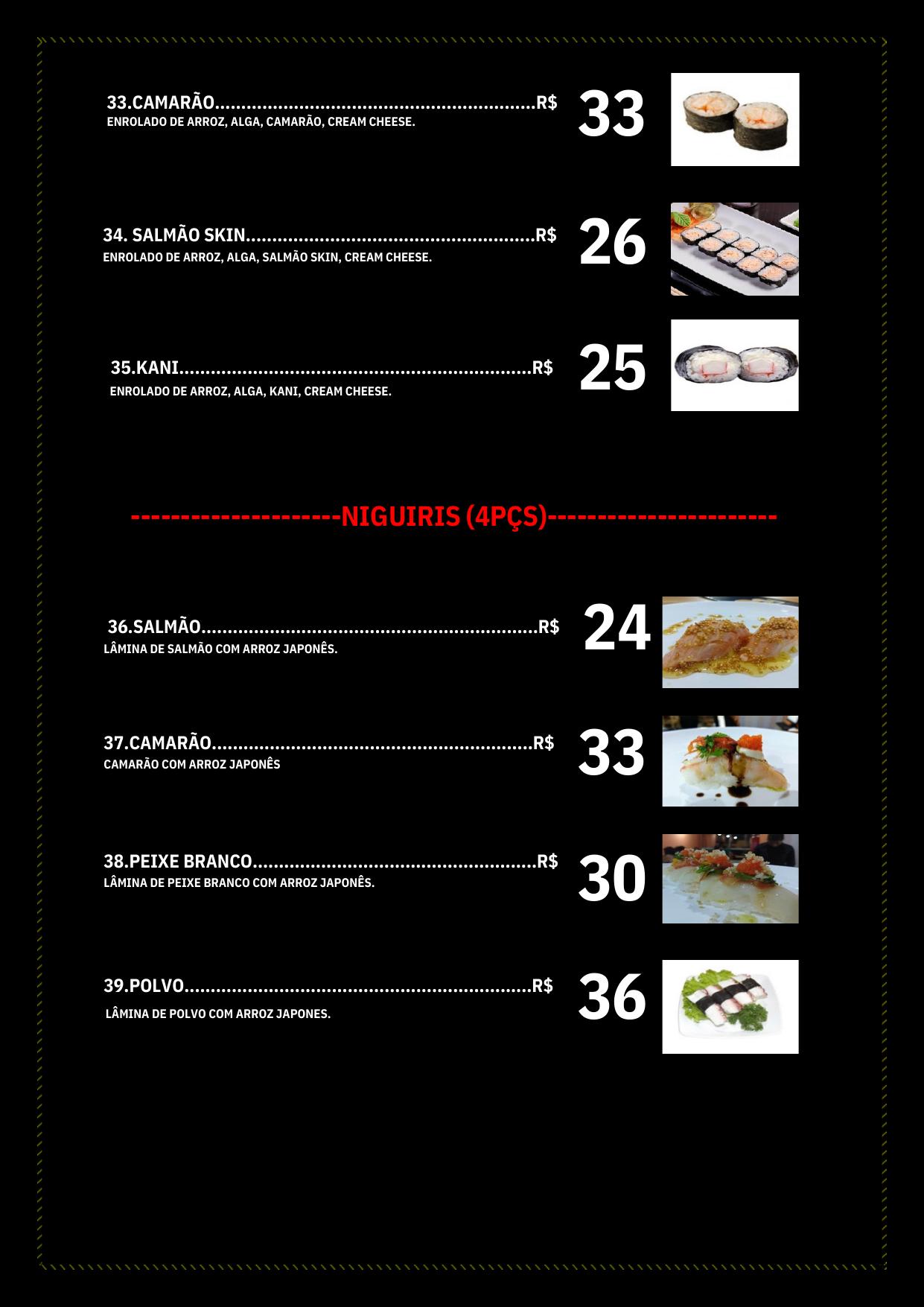 Cardápio Takô Oriental Express — página 5