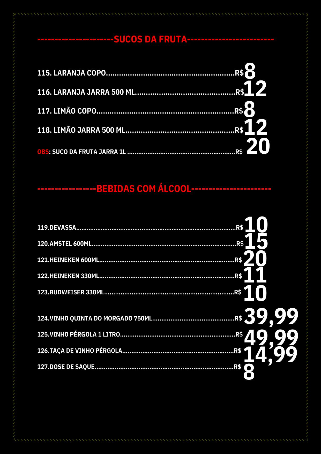 Cardápio Takô Oriental Express — página 14